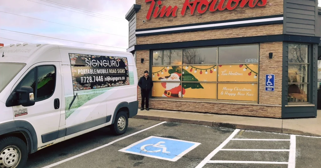 St John’s Window Graphics Sign